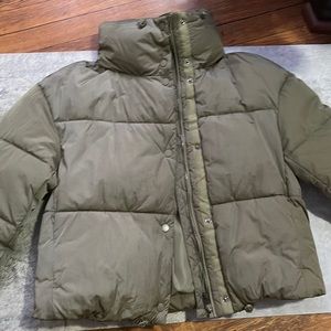 Olive Zara Puffer